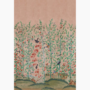 Bamboo Garden Blush Mural Wallpaper
