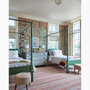 Bamboo Garden Blush Mural Wallpaper