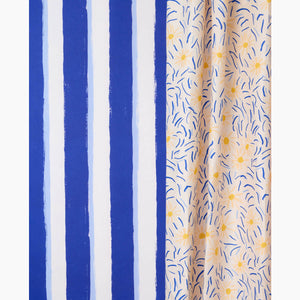 Beach Towel Stripe Jumpin' Waves Wallpaper