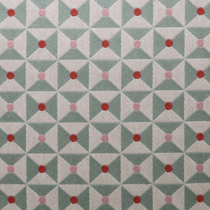 Broken Dishes Mint Fabric