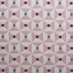 Broken Dishes Mulberry Pink Fabric