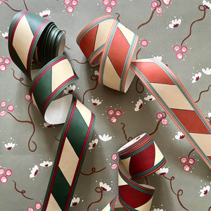 Candy Cane Green Wallpaper Border