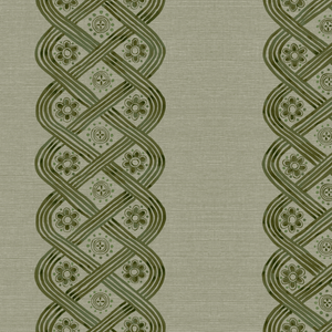 Caryatid Braid Cypress Grasscloth Wallpaper