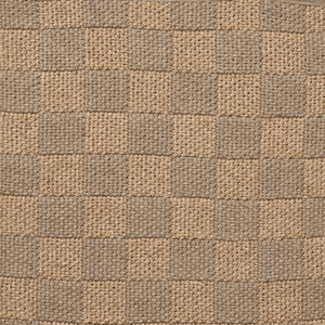 Checker Field Greige Rug