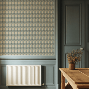 Domino Effect Blue Streak Wallpaper
