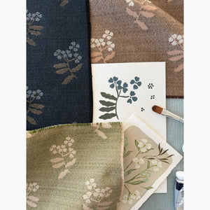 Flora Moss Fabric