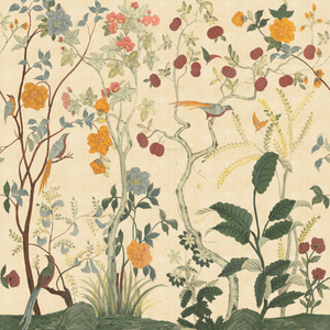 Franklin Gardens Original Mural Wallpaper