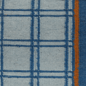Gigi Grid Blue Rug