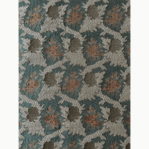 Gwen Blue and Coral Fabric