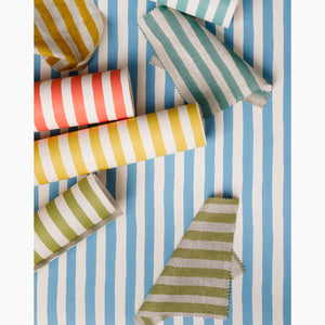 Ida Stripe Deep Turquoise Wallpaper