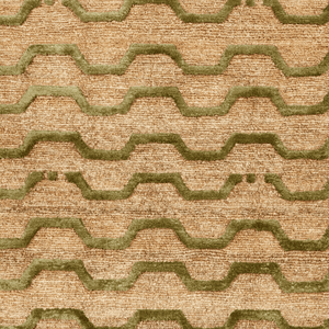 Knobby Stripe Green Rug