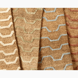 Knobby Stripe Denim Rug