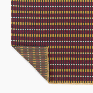 Laurel Maroon Sand Fabric