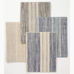 Linen Stripe Silver/Sand Rug