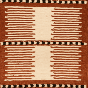 Mazy Stripe Chocolate Rug