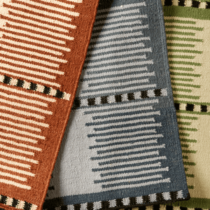 Mazy Stripe Avocado Rug