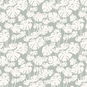 Mighty Monstera Misted Wallpaper