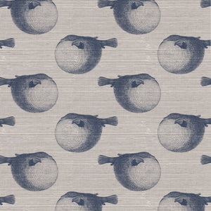 Mr. Blow Deep Dive Grasscloth Wallpaper