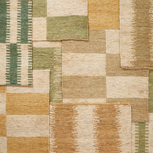 Checkerboard Maple Sugar Rug