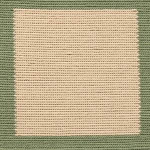 Outdoor Border Sage Rug