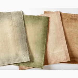 Silk Ombre Squares Petal Rug