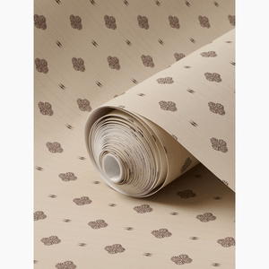 Silvia's Cloth Plum Wallpaper