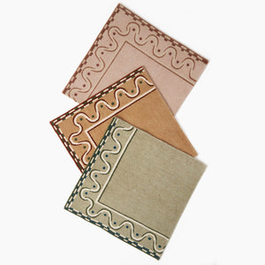 Squiggle Border Seaweed Rug