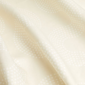 Squiggle Dot Oat Fabric (Medium Weight)