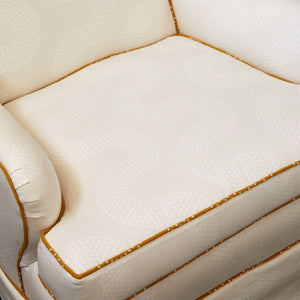 Squiggle Dot Oat Fabric (Light Weight)