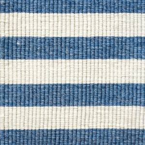 Summertime Stripes Sea Blue Rug