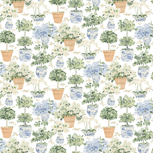 Terrace White Wallpaper