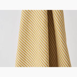 Two Tone Ticking Gold and Ash Fabric