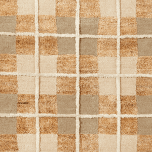 Vintage Plaid Vanilla Rug