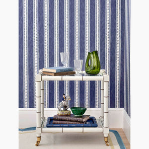 Zig Zag Stripe Midnight Wallpaper