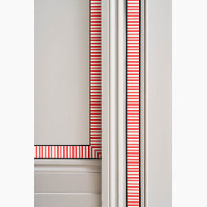 Audrey Red/Black Wallpaper Border