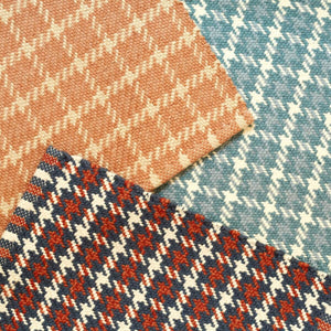 Glasgow Plaid Coral and Beige Rug