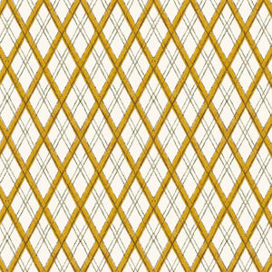 Little Lattice Mustard Wallpaper