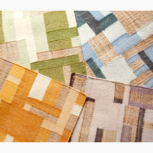 Patchwork Yellow Marigold Rug