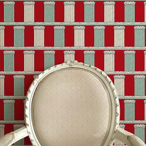 Pillars Red Wallpaper