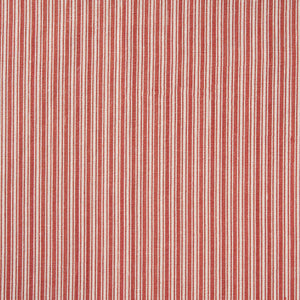 Traditional Ticking Red Fabric