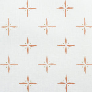 Petite Cross + Dot Peach Fabric