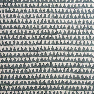 Pyramids Slate Fabric